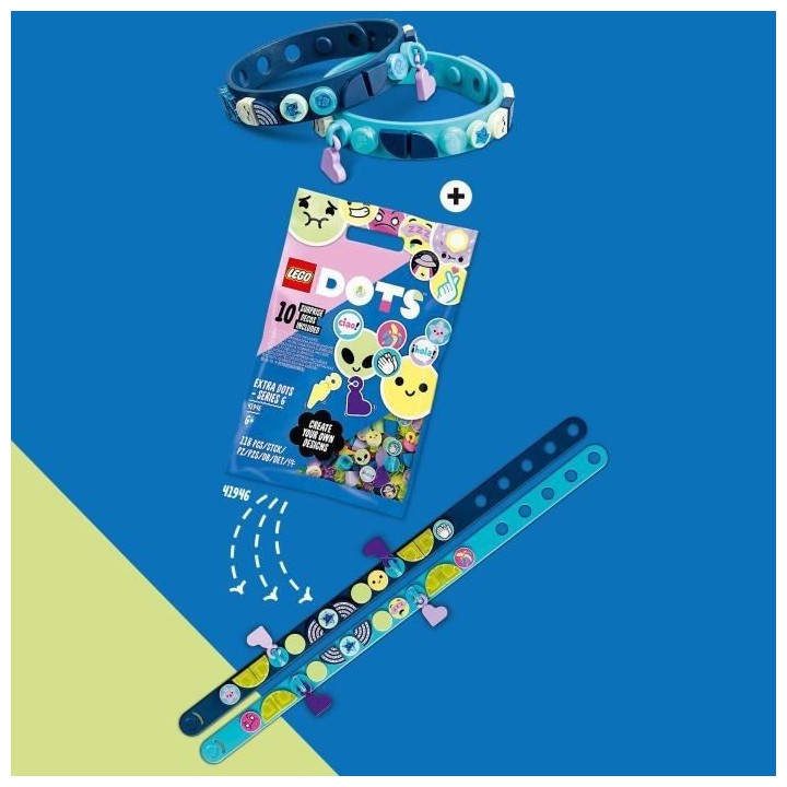 LEGO 41942 DOTS Bracelets Porte-Bonheur Plongée en Eaux Profondes Set