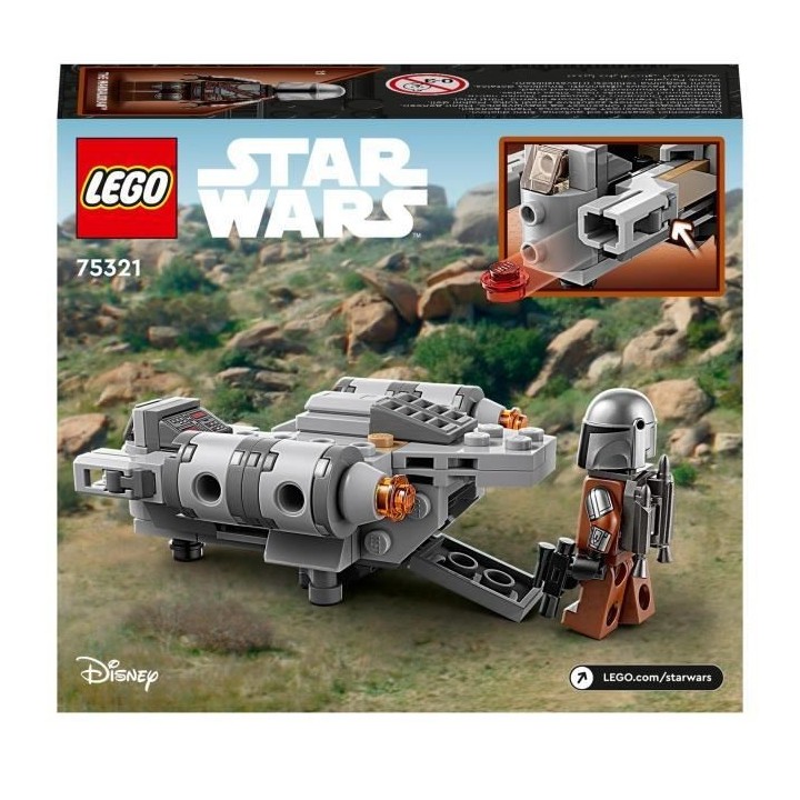 LEGO 75321 Star Wars Microfighter Razor Crest, Jouet de Construction p