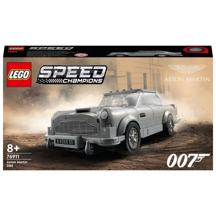 LEGO Speed Champions 76911 007 Aston Martin DB5, Jouet, Voiture Modél