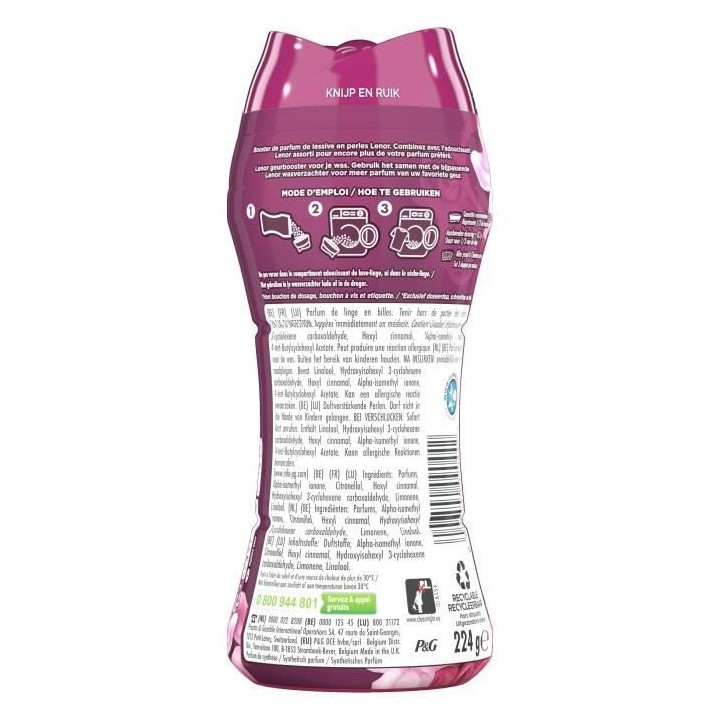 Lenor Parfum de Linge en Perles Coup de Foudre 16 doses - 224 g