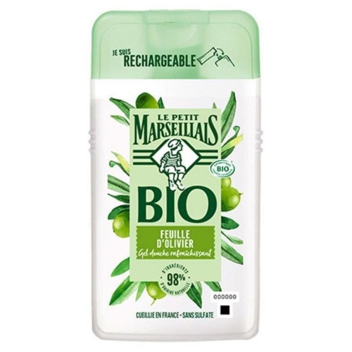 Le Petit Marseillais Bio Gel Douche Rafraîchissant Feuille d'Olivier