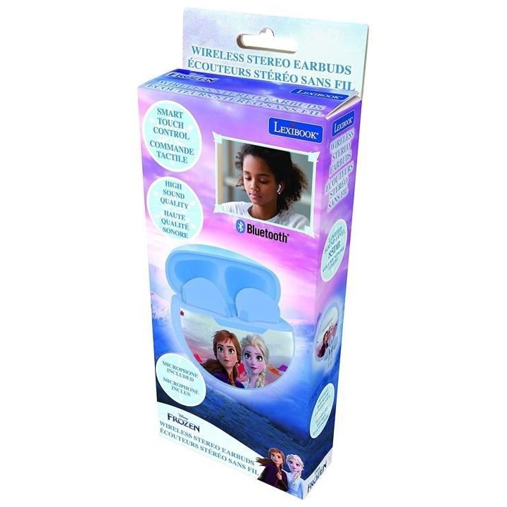 LA REINE DES NEIGES 2 - Ecouteurs stéréo sans fil pour enfants -