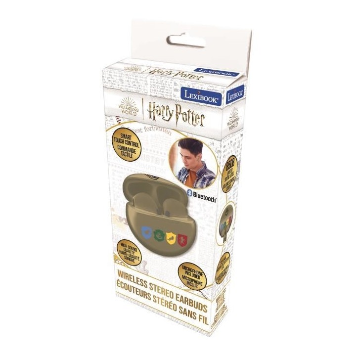 HARRY POTTER - Ecouteurs stéréo sans fil pour enfants - LEXIBOOK
