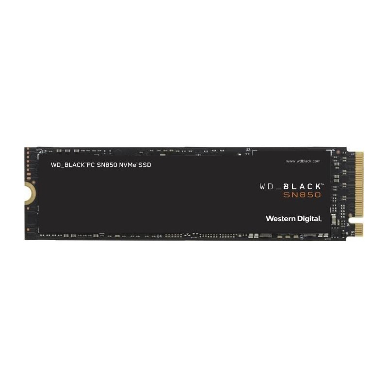 WD Black™- Disque SSD Interne - SN850 - 2To - M.2 NVMe (WDS200T1X0E)