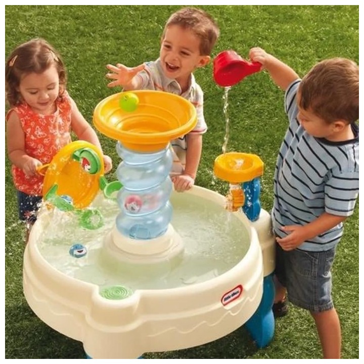 Little Tikes - Table de Jeux d'Eau Bleue - Tornades Folles