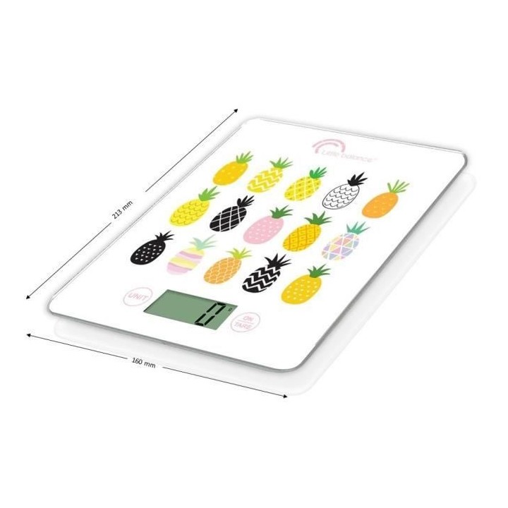 LITTLE BALANCE Balance de cuisine électronique 8341 Slim - 5 kg / 1 g