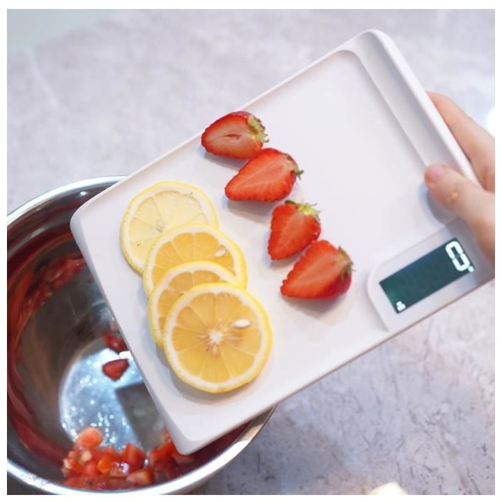 LITTLE BALANCE 8399 Chef 5 Trio USB, Balance de cuisine sans pile, Rec