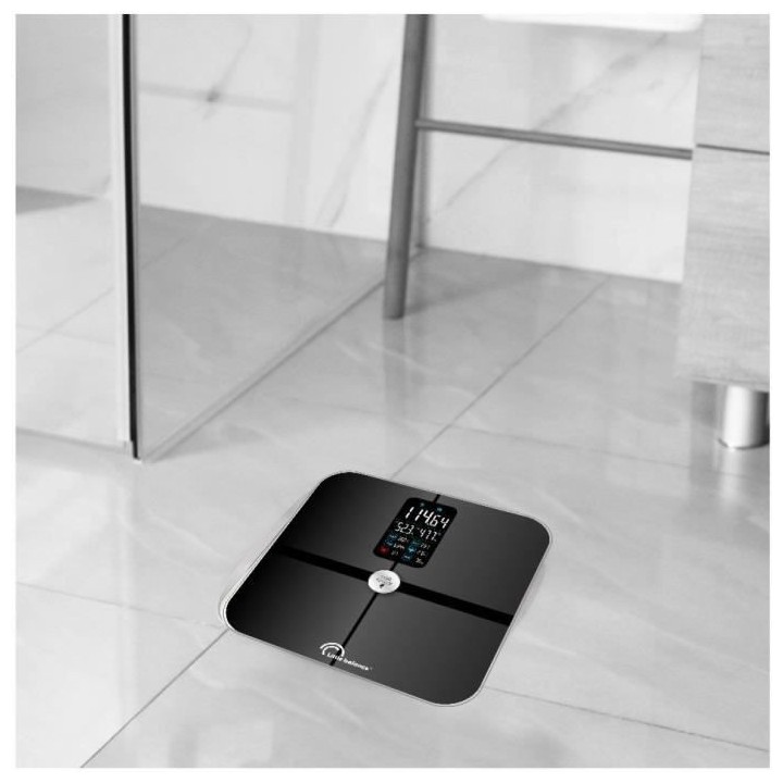 LITTLE BALANCE Pese-personne Impédancemetre connecté USB - Noir