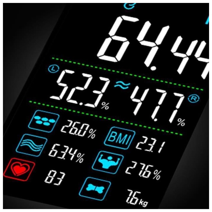 LITTLE BALANCE Pese-personne Impédancemetre connecté USB - Noir