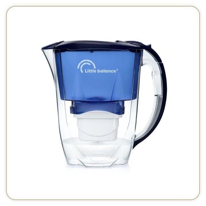 Carafe Filtrante Océane + 1 cartouche LITTLE BALANCE - 8593 - Réduit