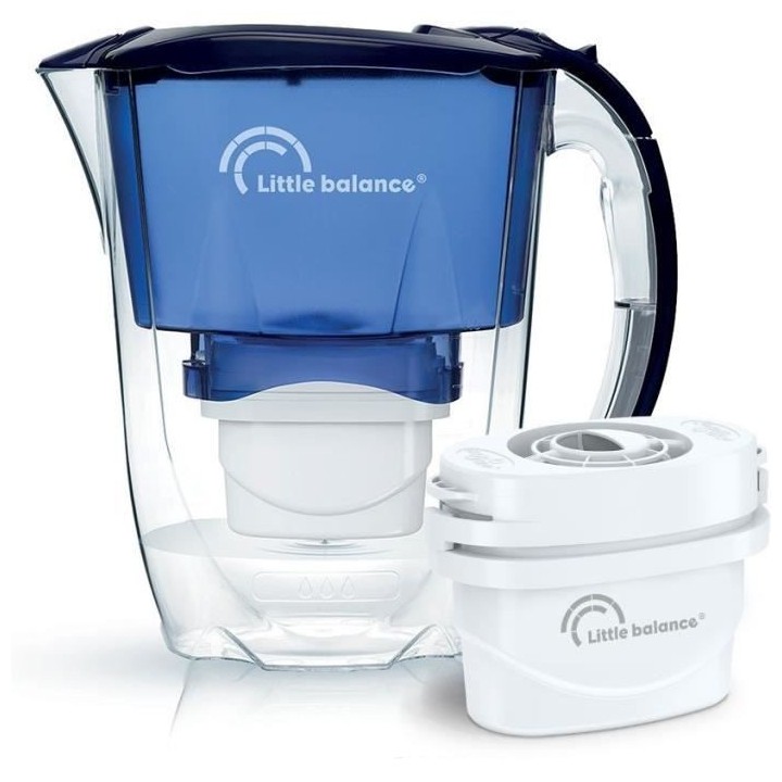 Carafe Filtrante Océane + 1 cartouche LITTLE BALANCE - 8593 - Réduit
