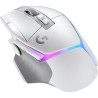 Logitech - G502 X PLUS LIGHTSPEED Souris Gaming RVB Sans Fil - Boutons hybrides LIGHTFORCE, Capteur gaming HERO 25K - Blanc