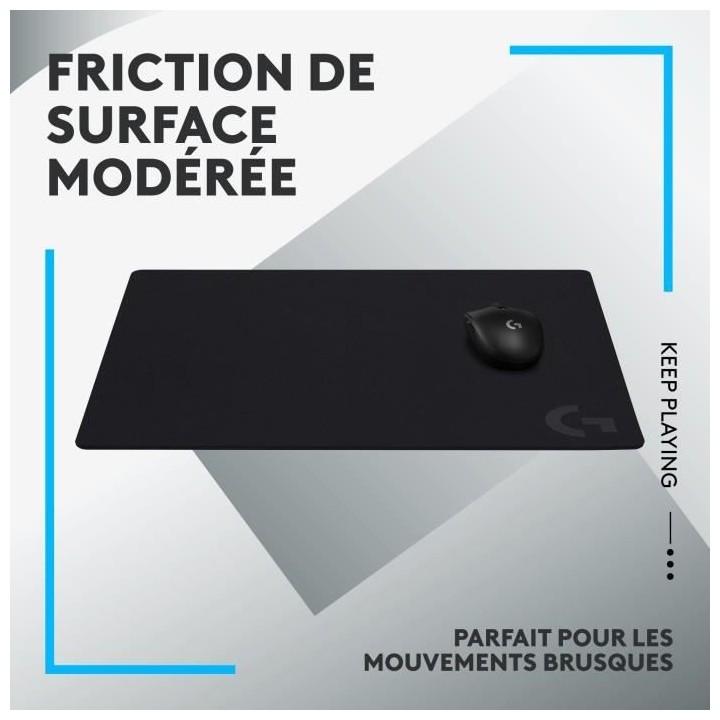 Tapis de souris gaming - LOGITECH - G640 - Noir