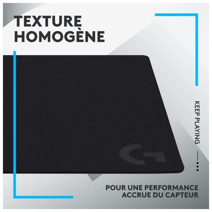 Tapis de souris gaming - LOGITECH - G640 - Noir