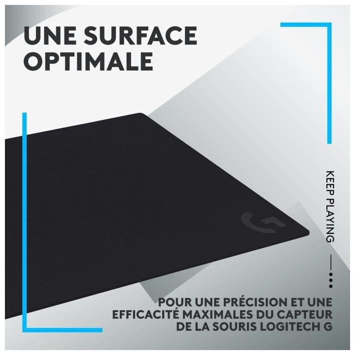Tapis de souris gaming - LOGITECH - G640 - Noir