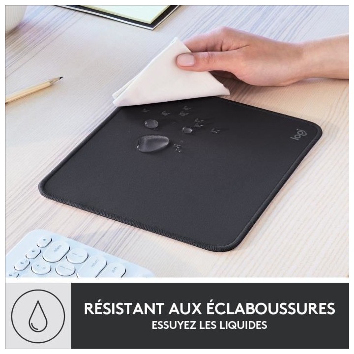 Tapis de souris durable - Logitech - Série Studio - Glissement facile