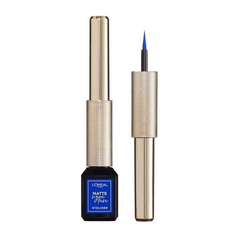 Eyeliner Pinceau mat et longue tenue L'OREAL PARIS Matte Signature - Blue - 3 ml