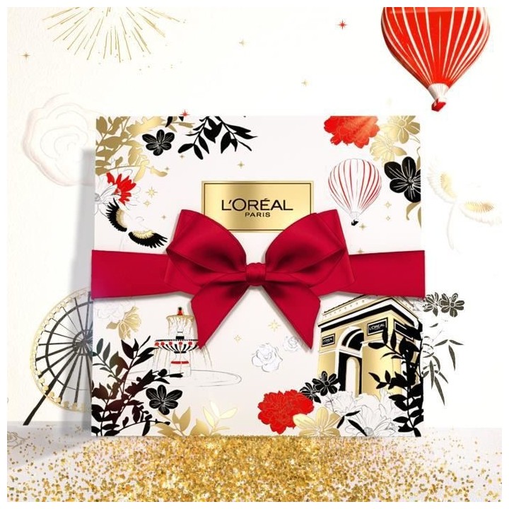 Coffret de Noël Cadeau Luxe femme - L'OREAL PARIS - Sérum anti-rides