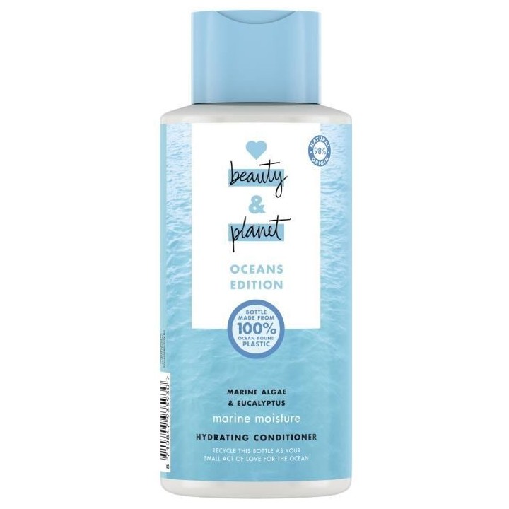 LOVE BEAUTY AND PLANET Apres-Shampoing Vague d'Hydratation - 400 ml
