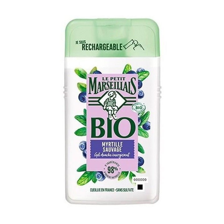 Le Petit Marseillais Bio Gel Douche Énergisant Myrtille Sauvage 250ml