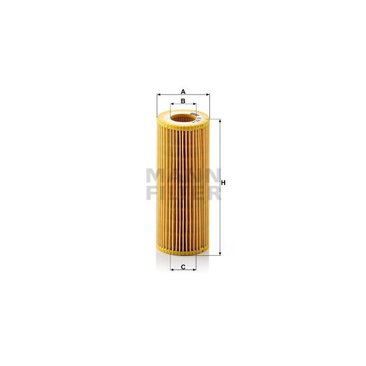 MANN FILTER Filtre a huile HU721/4X