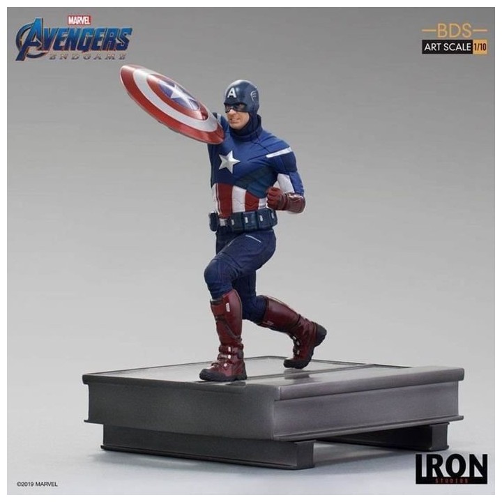 Figurine - FINE COLLECTIBLES - Marvel : Captain America - 21 cm