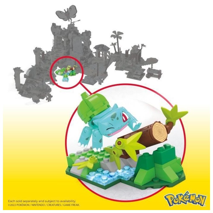 Mega Construx - Pokémon - Bulbizarre Aventure En Foret - jouet de con