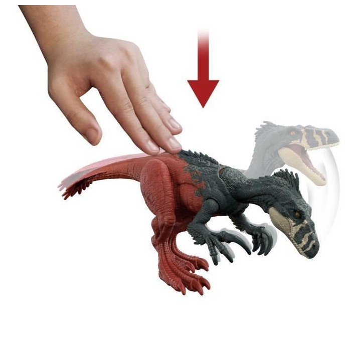 JURASSIC WORLD - Megaraptor Sonore - Figurines d'action - 4 ans et +