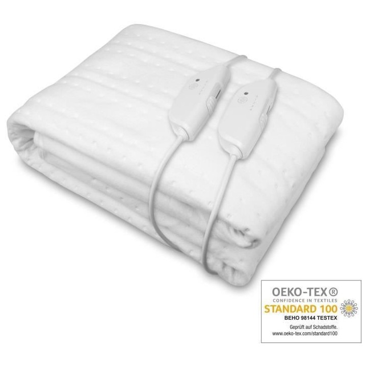 Surmatelas chauffant King Size MEDISANA - HU 676 XXL - 2 éléments de
