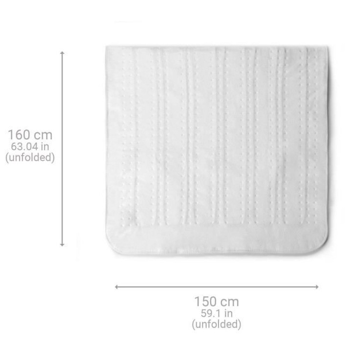 Surmatelas chauffant King Size MEDISANA - HU 676 XXL - 2 éléments de