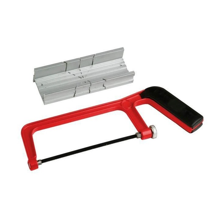 MEISTER Boite a onglet alu + mini scie a métaux