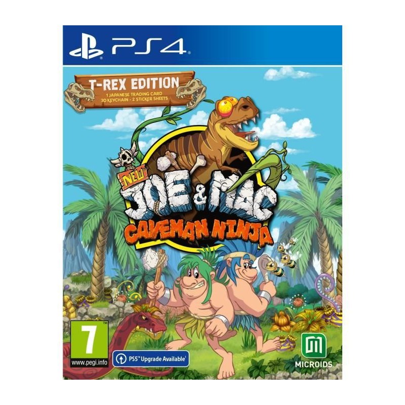 New Joe And Mac Caveman Ninja T-Rex Edition Jeu PS4