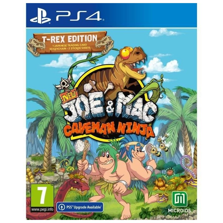 New Joe And Mac Caveman Ninja T-Rex Edition Jeu PS4