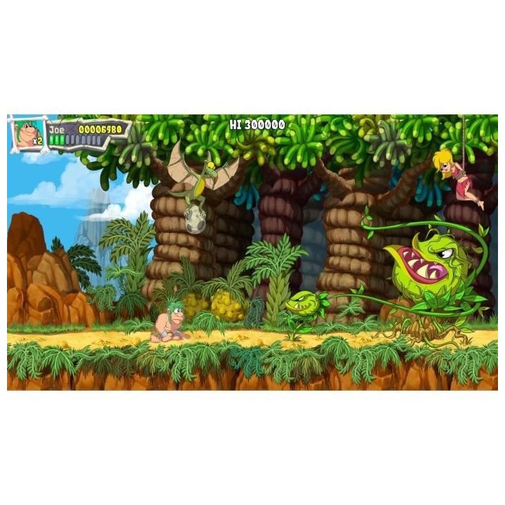 New Joe And Mac Caveman Ninja T-Rex Edition Jeu PS4