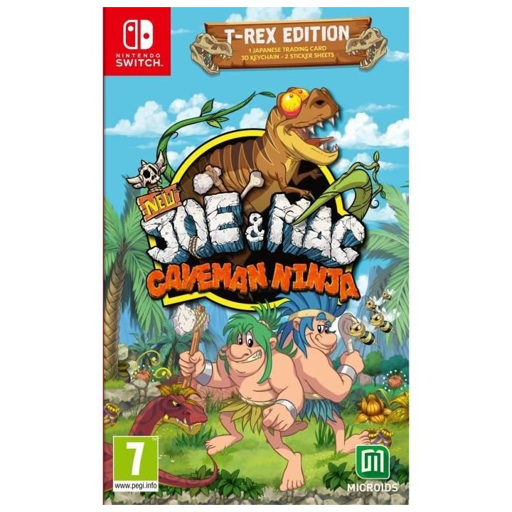 New Joe And Mac Caveman Ninja T-Rex Edition Jeu Switch