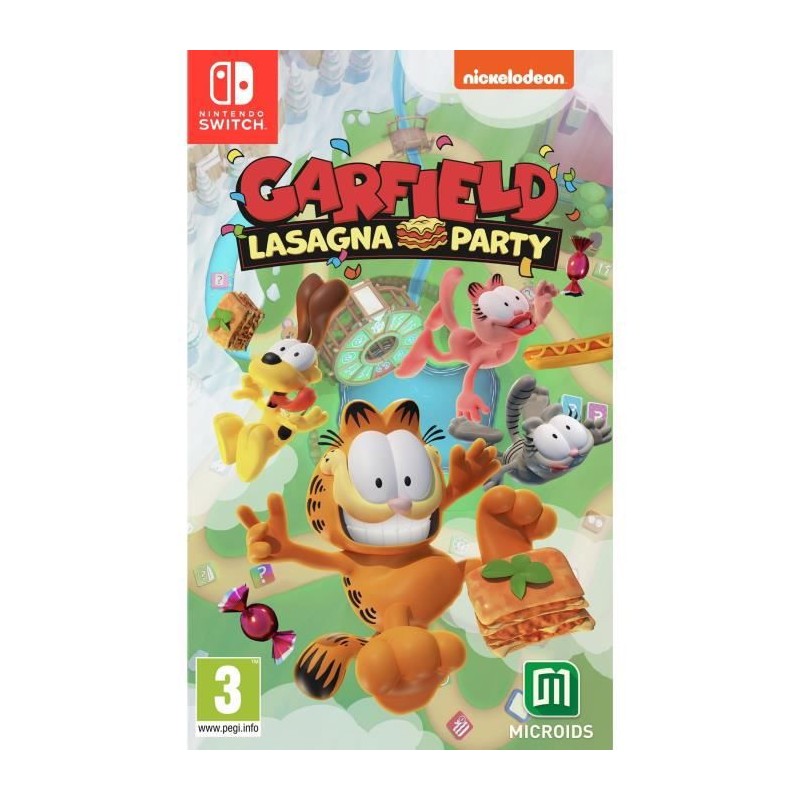 Garfield Lasagna Party Jeu Switch