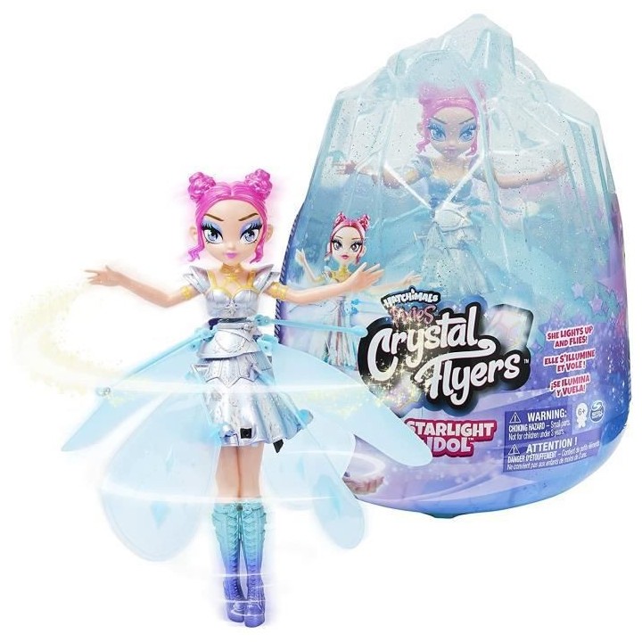 HATCHIMALS - FÉE VOLANTE PIXIES CRYSTAL FLYERS STARLIGHT IDOL - 60616