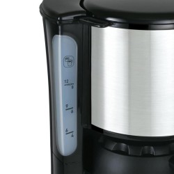 MOULINEX FT362811 Cafetiere filtre avec verseuse isotherme SUBITO - Programmable - 8 a 12 tasses - Noir et Inox