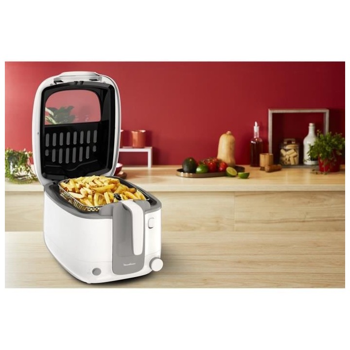 MOULINEX AM310010 Friteuse a huile, 2,2 L d'huile, 1,5 kg de friture,