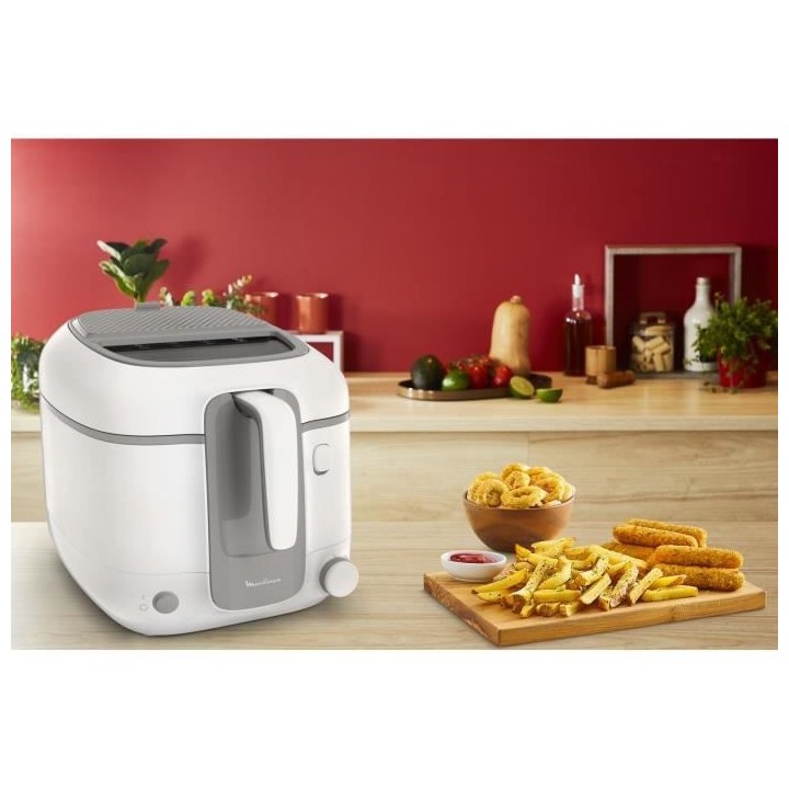 MOULINEX AM310010 Friteuse a huile, 2,2 L d'huile, 1,5 kg de friture,