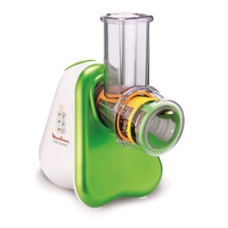 MOULINEX DJ753315 Découpe légume électrique 3-en-1, Cônes couleur