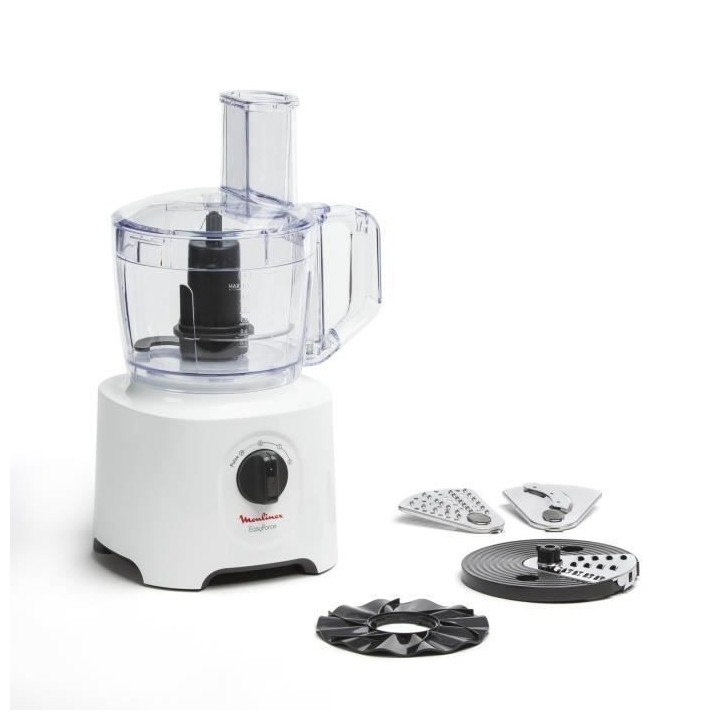 MOULINEX FP244110 Easy Force Robot multifonction tout en un, Bol 1,4 L