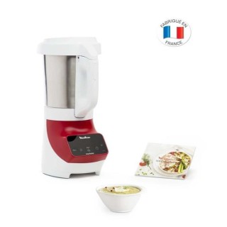 MOULINEX LM924500 Soup&Plus Blender Chauffant, Capacité utile 2 L, 5