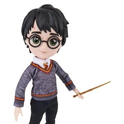 WIZARDING WORLD - POUPÉE 20 CM HARRY POTTER - 6061836 - Poupée articulée Avec uniforme Pourdlard avec 5 points d'articulation