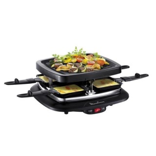 MOULINEX RE140812 Cube Grill et Appareil a raclette, Raclette pour 4 p