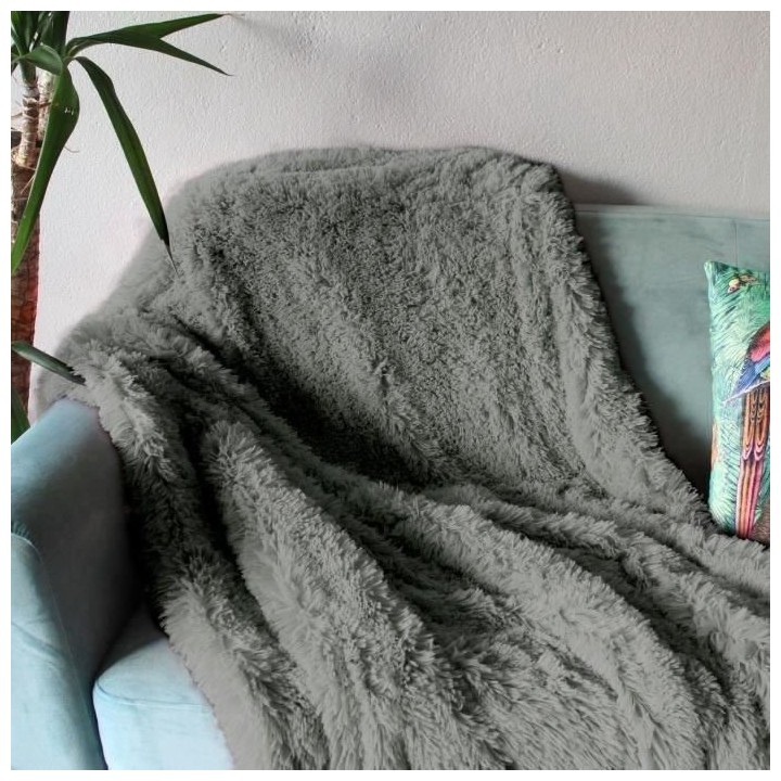 Plaid NEO YOGA Gris Clair 120 x 150 cm