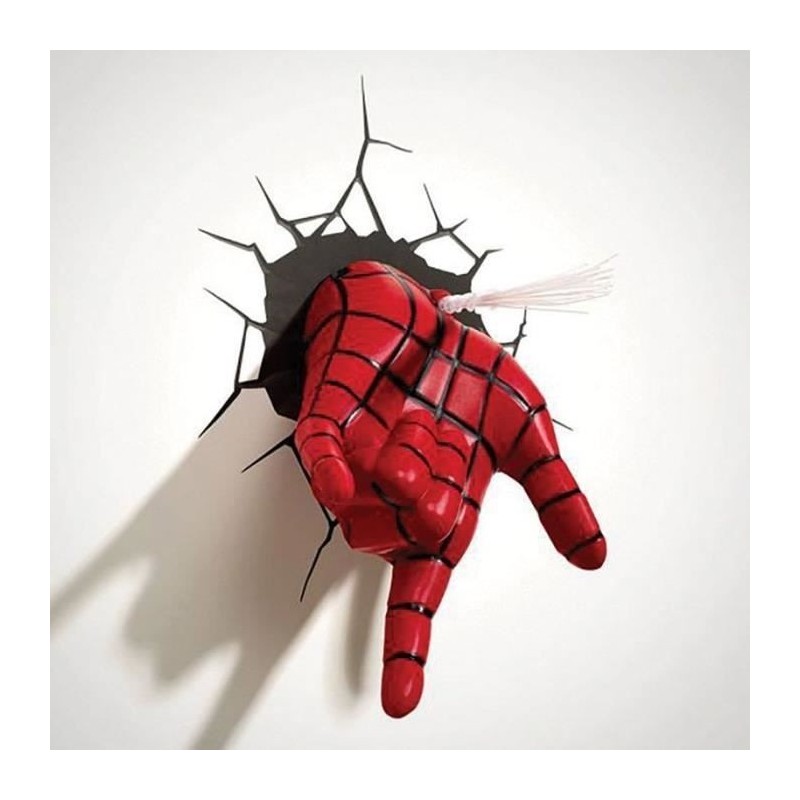 3D LIGHT - Applique SPIDER-MAN MAIN