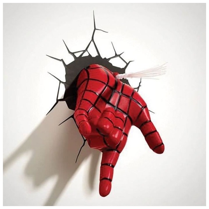 3D LIGHT - Applique SPIDER-MAN MAIN