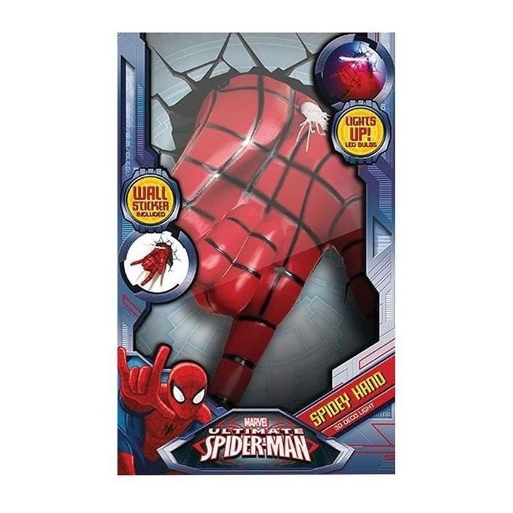 3D LIGHT - Applique SPIDER-MAN MAIN