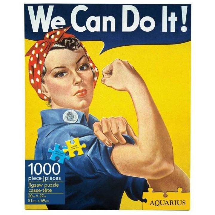 AQUARIUS Puzzle 1000 pieces Smithsonian Rosie La Riveteuse - 65260